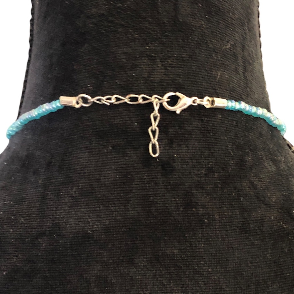 Vintage Multi Strand Turquoise Necklace - Picture 4 of 5